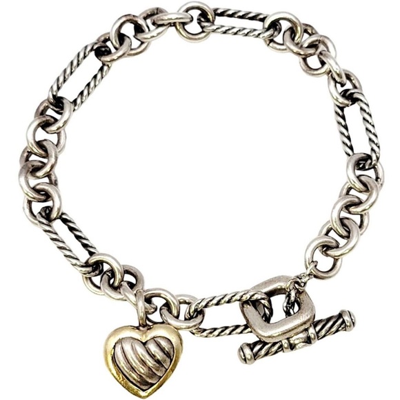 David Yurman Heart Charm Bracelet - Picture 5 of 5